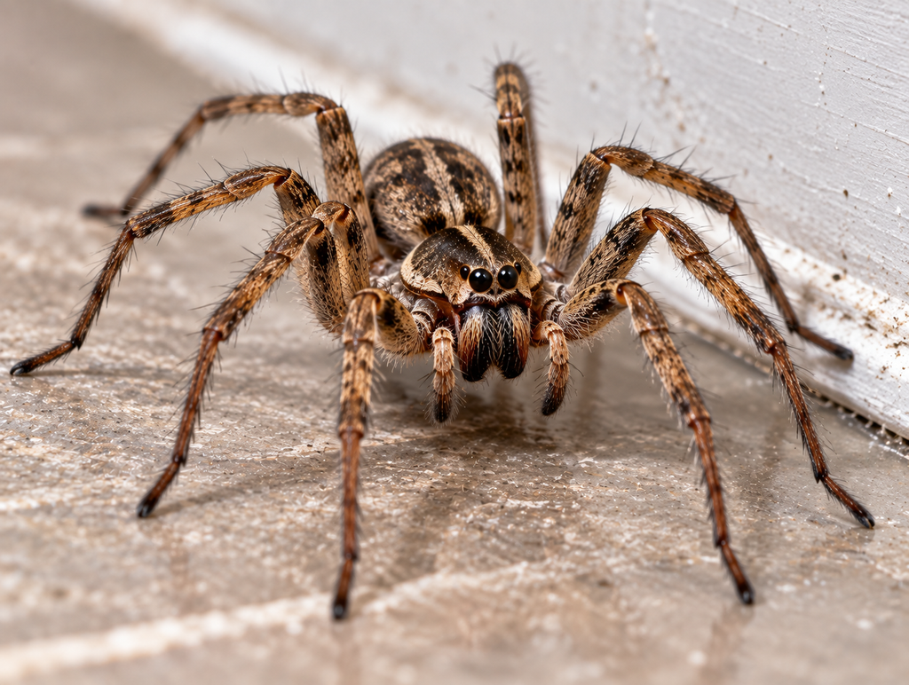 Spider Control Spider control Calgary – close-up of a spider indoors