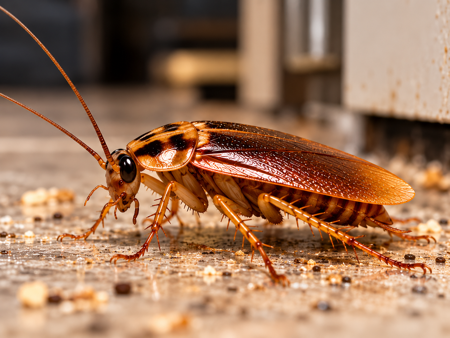 Cockroach Control German cockroach control Calgary – close-up of German cockroach