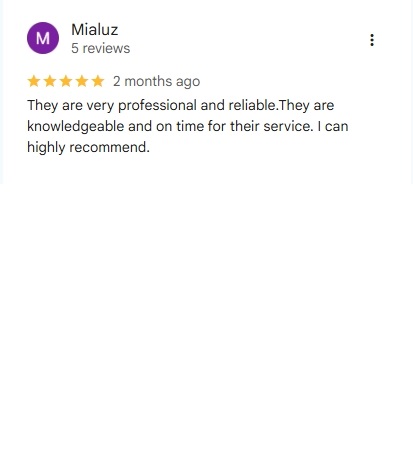 google review from Mialuz